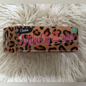 NEW The Original Makeup Eraser Full Size Cheetah Reusable Eco Make Up Cloth NIB